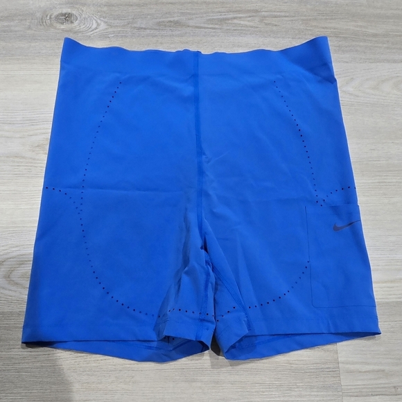 Nike Pants - Nike Pro Hypercool Womens Blue Biker Shorts Pocket Size XL
